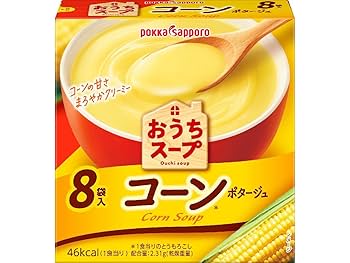 ポッカサッポロ おうちスープ 濃厚コーンポタージュ 約16杯分×21袋 おうちスープ コーン（192g）｜おうちスープ | | 商品情報